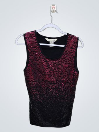 MELROSE STUDIO Sequin Tank Top