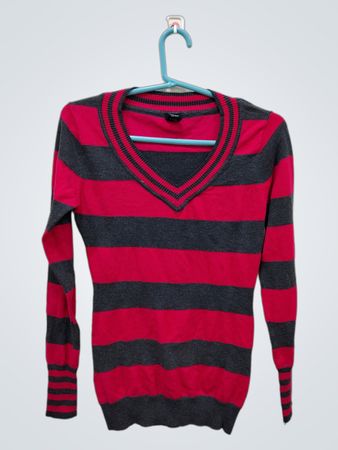 Pull en V rayé Rue 21