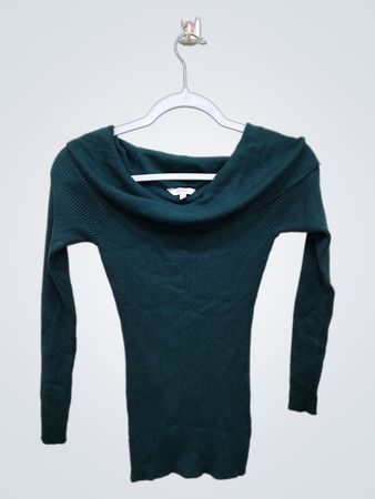 Suéter de Tricô Off-the-Shoulder da Candie's