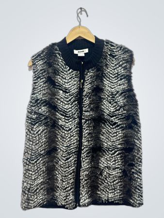 Colete de Pelúcia e Malha Feminino ALIA