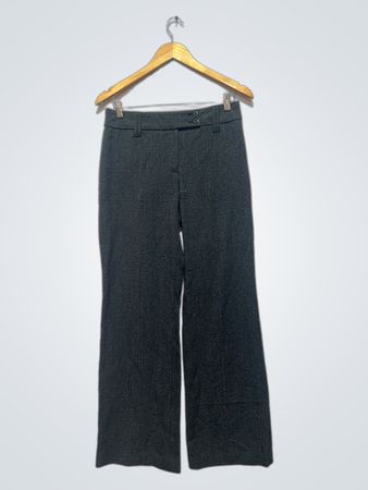 Pantalon large à carreaux gris pour femme Willi Smith