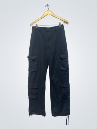 Pantalons cargo noirs