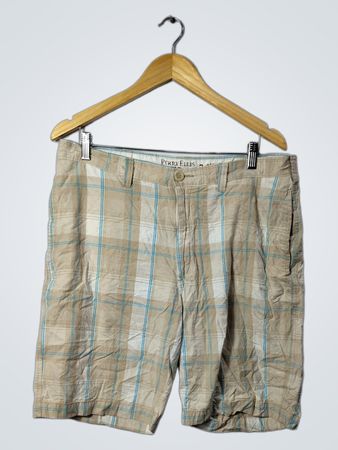 Shorts xadrez Perry Ellis America