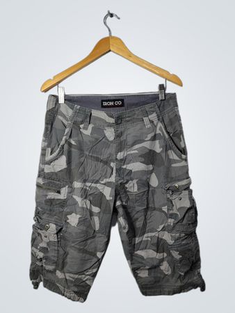 IRON CO Calças Cargo Camufladas