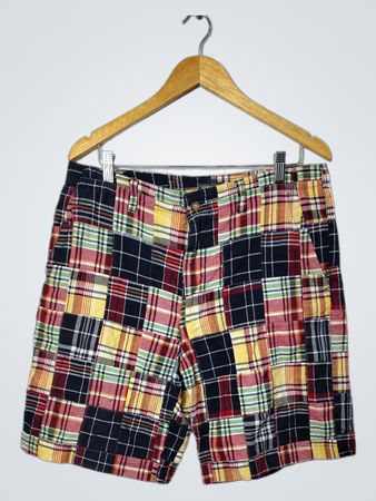 ST. JOHN'S BAY Patchwork Plaid Shorts