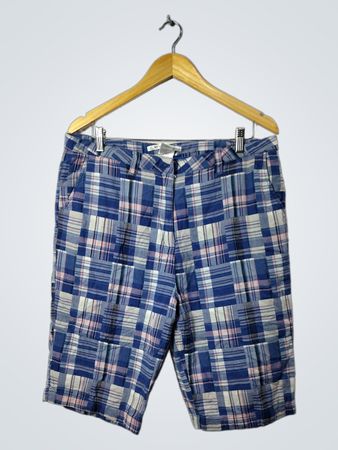Bermudas xadrez à prova d'água