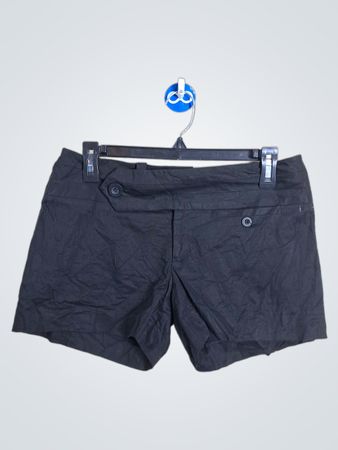 Rampage Black Button Detail Shorts