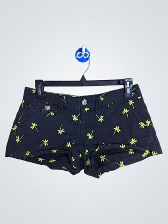 Shorts Femininos com Estampa deÁrvore de Palmeira da Aeropostale