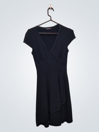 Black Teeze Me Wrap Dress