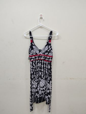 Vestido Floral Preto e Branco A. BYER para Mulheres