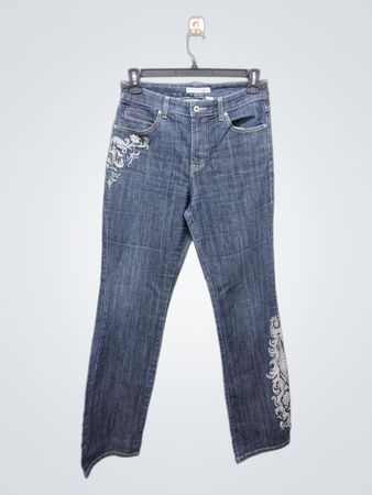 Chico's Platinum Women's Jeans with Embroidered Detail