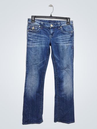 See Thru Soul Women's Blue Denim Jeans