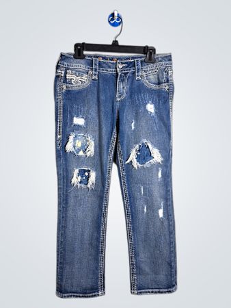 Rock Revival Distressed Denim Jeans