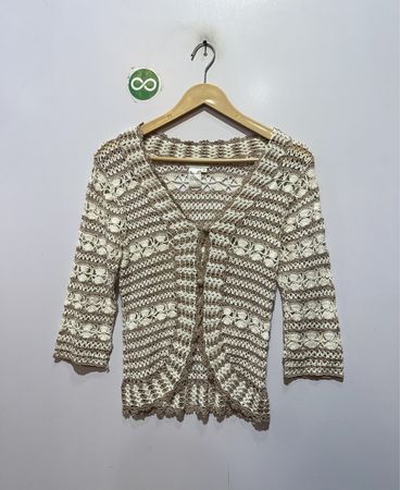 LauraPetites Women's Crochet Cardigan