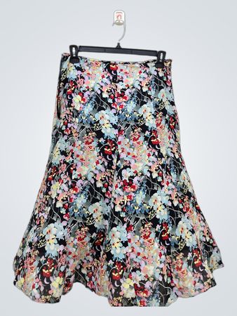 Jones New York Floral Midi Skirt