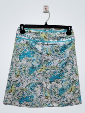 Paisley Print Skirt
