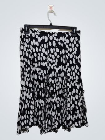 Sunny Leigh Black & White Polka Dot Skirt