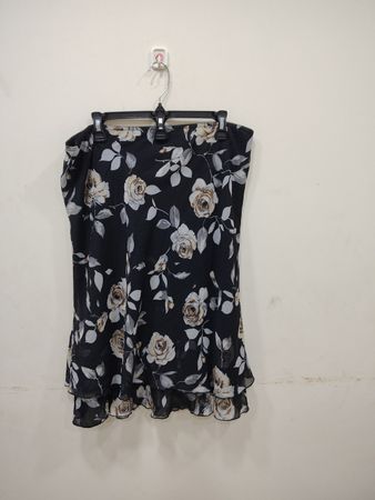 BRIGGS NEW YORK Petite Floral Print Skirt