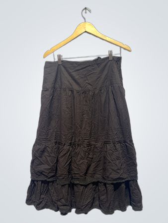 New York & Company Tiered Midi Skirt