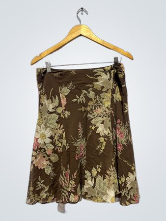 American Living Floral Print Midi Skirt