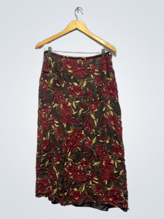 Rena Rowan Floral Print Skirt