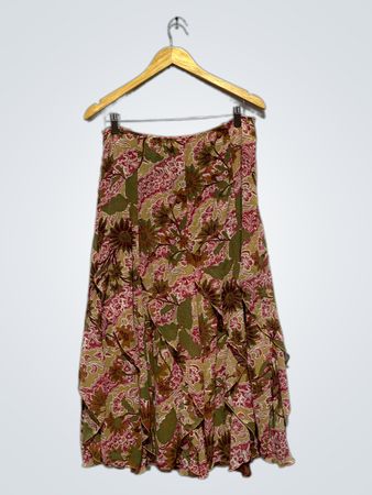 Bandolino Floral Print Midi Skirt
