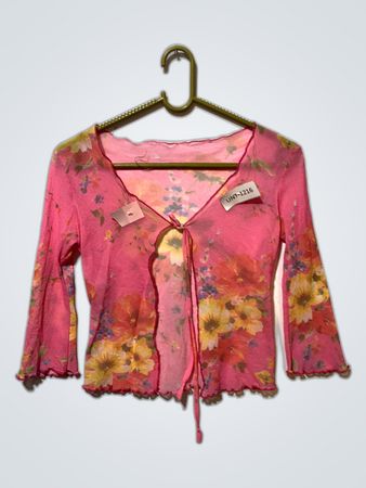 Pink Floral Blouse