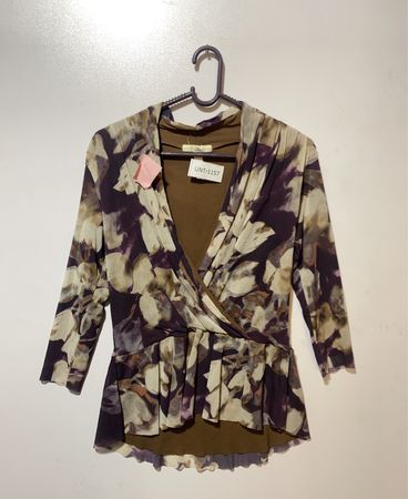 Blouse with Floral Pattern