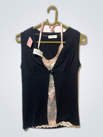 Black Halter Neck Top