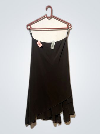 Black Ruffled Skirt