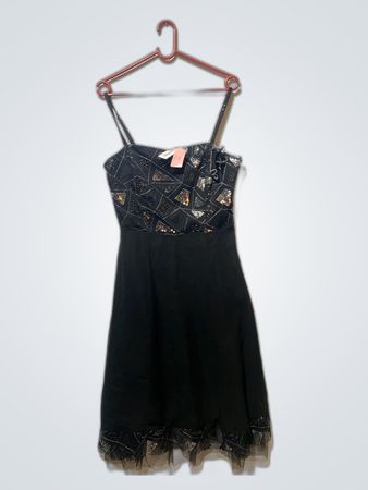 Black Sequin Dress