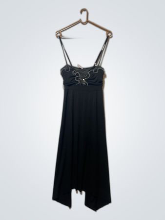 Black Spaghetti Strap Dress