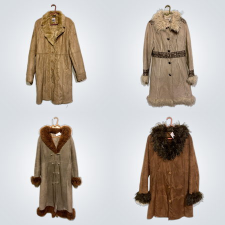 ヴィンテージファー付きジャケット