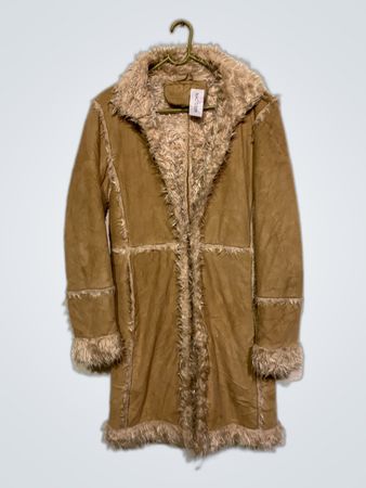 Tan Fur-Lined Coat