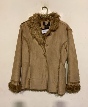 Seventy Seven Seoul Fur Trim Coat