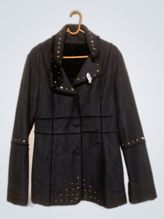 Black Studded Coat