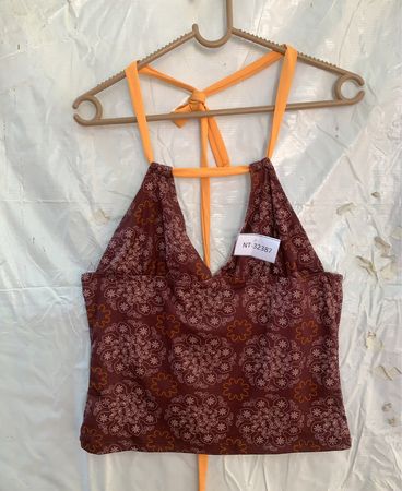 Printed Halter Camisole Top