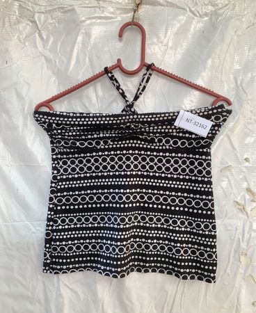 Black and White Polka Dot Top