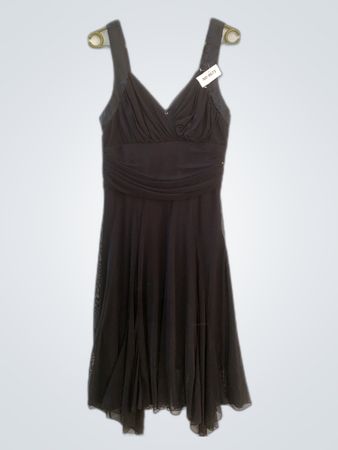 Vila Black Sleeveless Midi Dress