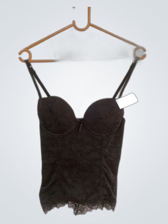 Black Lace Bustier
