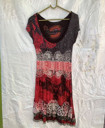 Desigual Floral Print Mini Dress