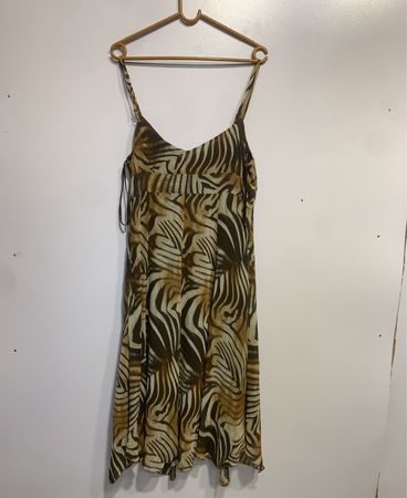 Per Una Zebra Print Midi Dress