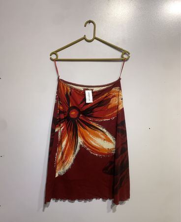 Street One Floral Print Midi Skirt