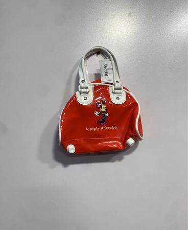 Red Handbag with Minnie Mouse Graphic