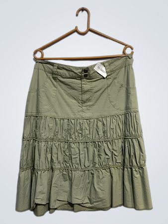Tiered Midi Skirt