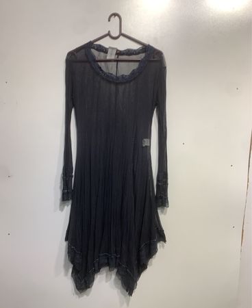 Sheer Long Sleeve Dress