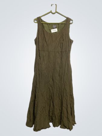 ADAGIO Olive Green Sleeveless Dress