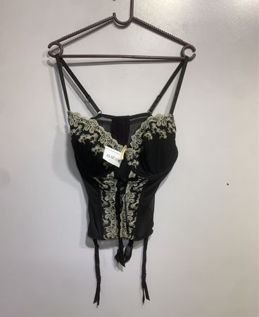 Sensuality Black Lace Corset AS-NT-554