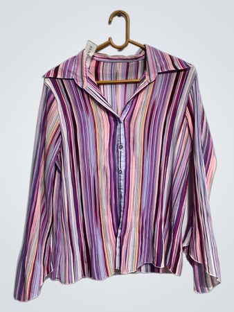 Gestreiftes Button-Up-Hemd