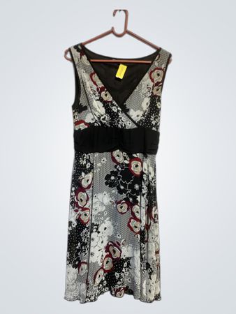 Reitmans Damen Floral-Print Ärmelloses Kleid